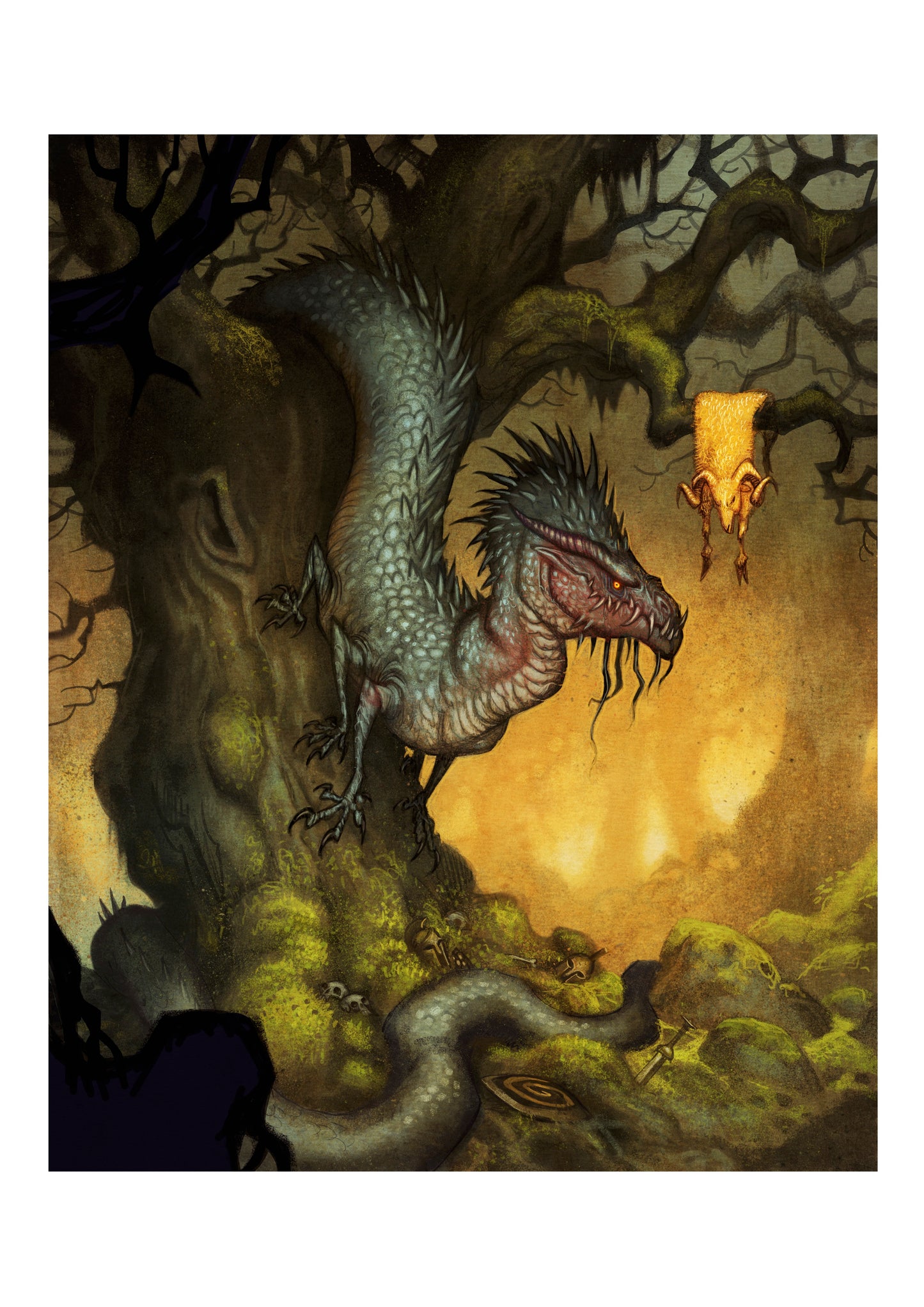COLCHIAN DRAGON - SIGNED ART PRINT
