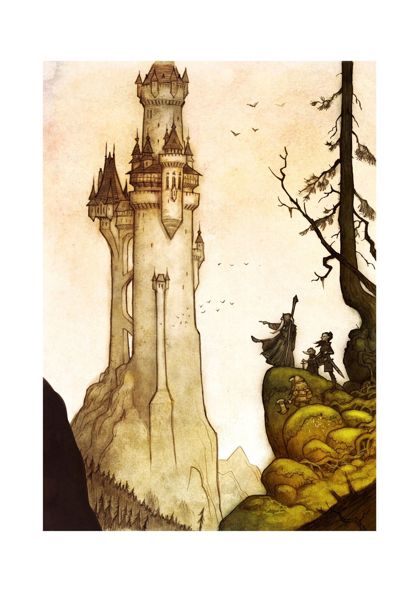 DRAGONBANE: THE TOWER - SIGNED ART PRINT
