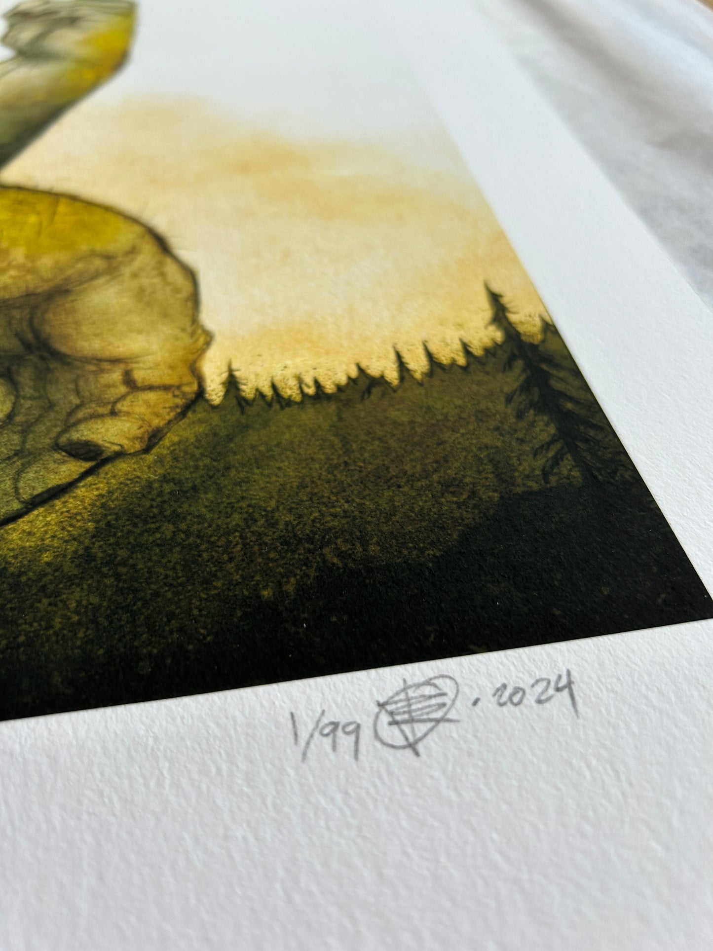 THE GIANT - LIMITED EDITION GICLÉE PRINT