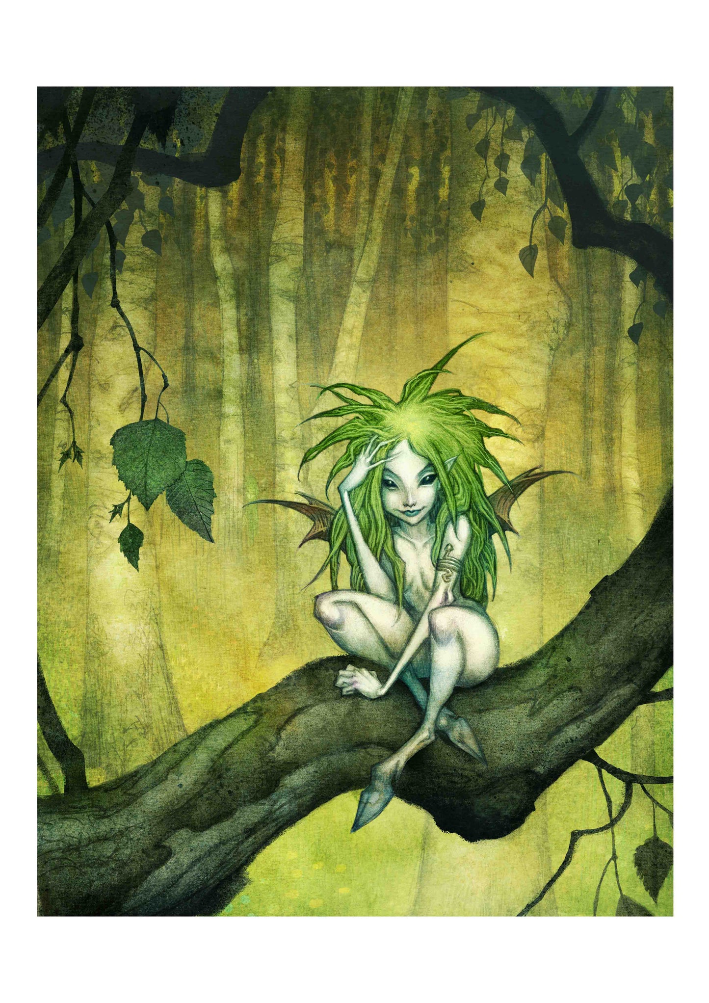 LEAF-MAIDEN - SIGNED ART PRINT