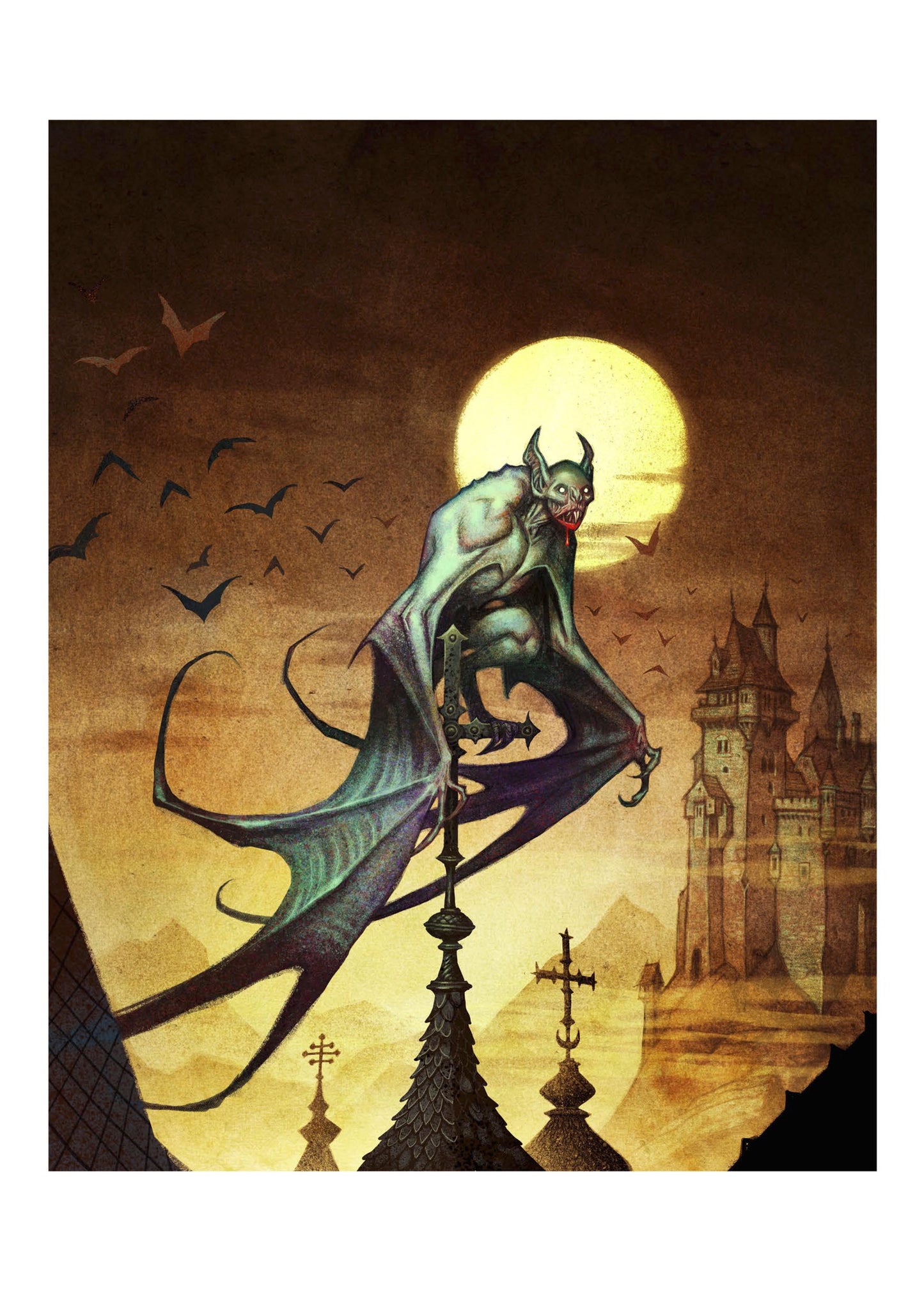 MYTHIC CARPATHIA - SIGNED ART PRINT