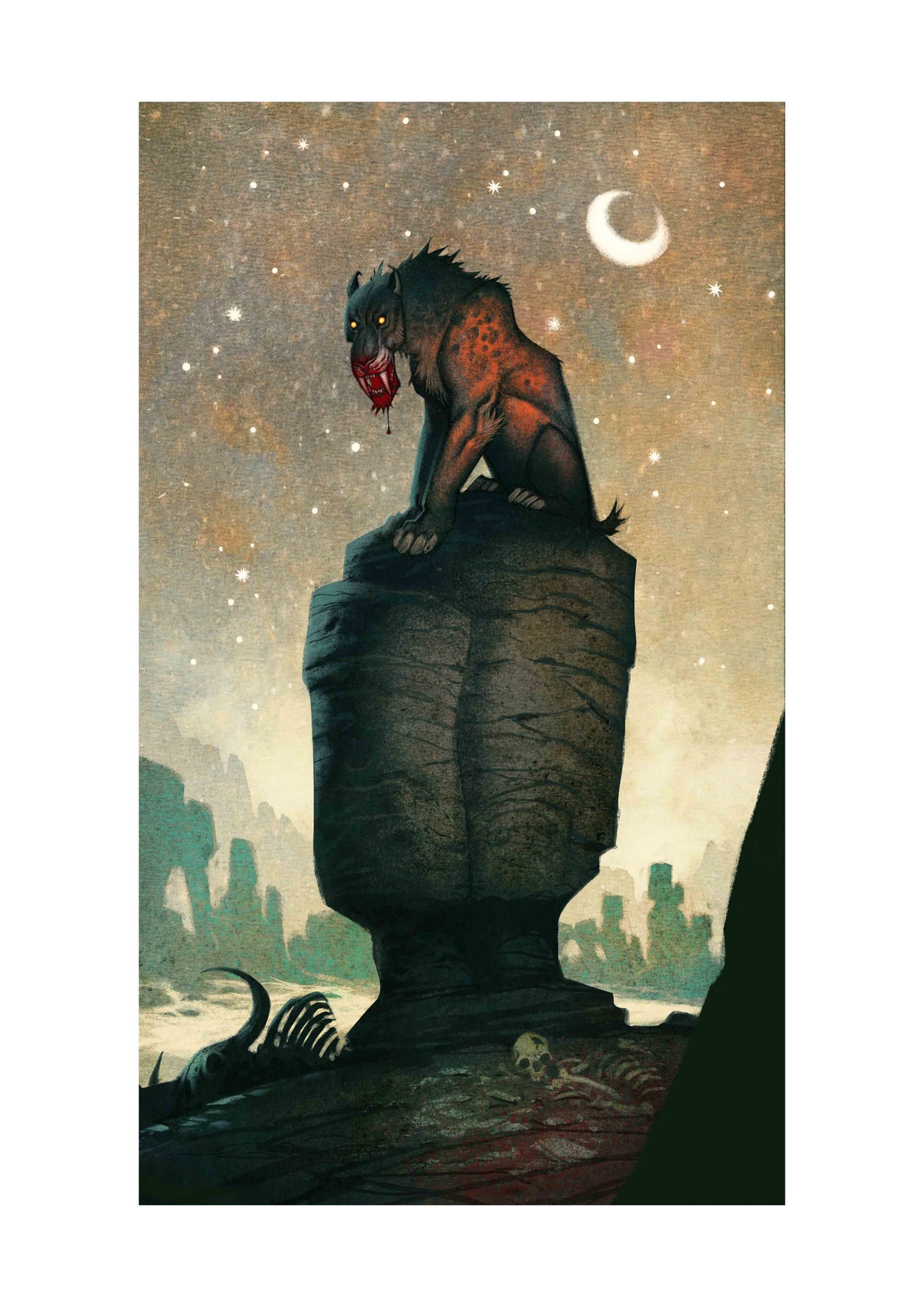 TIGRE DE MONTAGNE - SIGNED ART PRINT