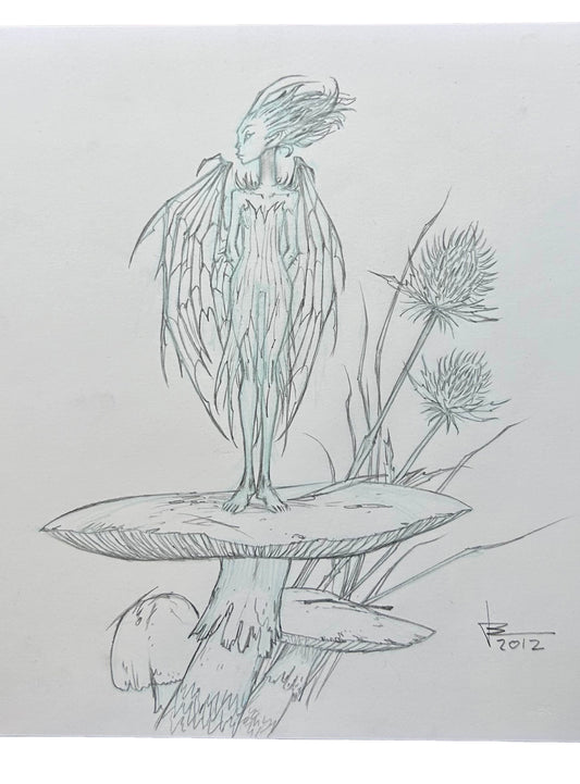 TOADSTOOL FAIRY - ORIGINAL ARTWORK