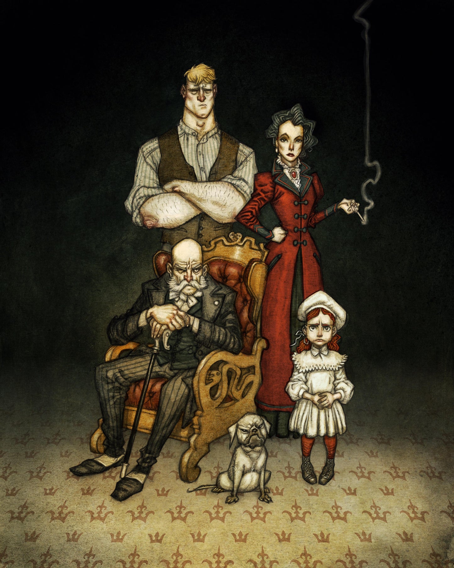 VAESEN HORROR RPG - SIGNED BOOK & PRINT