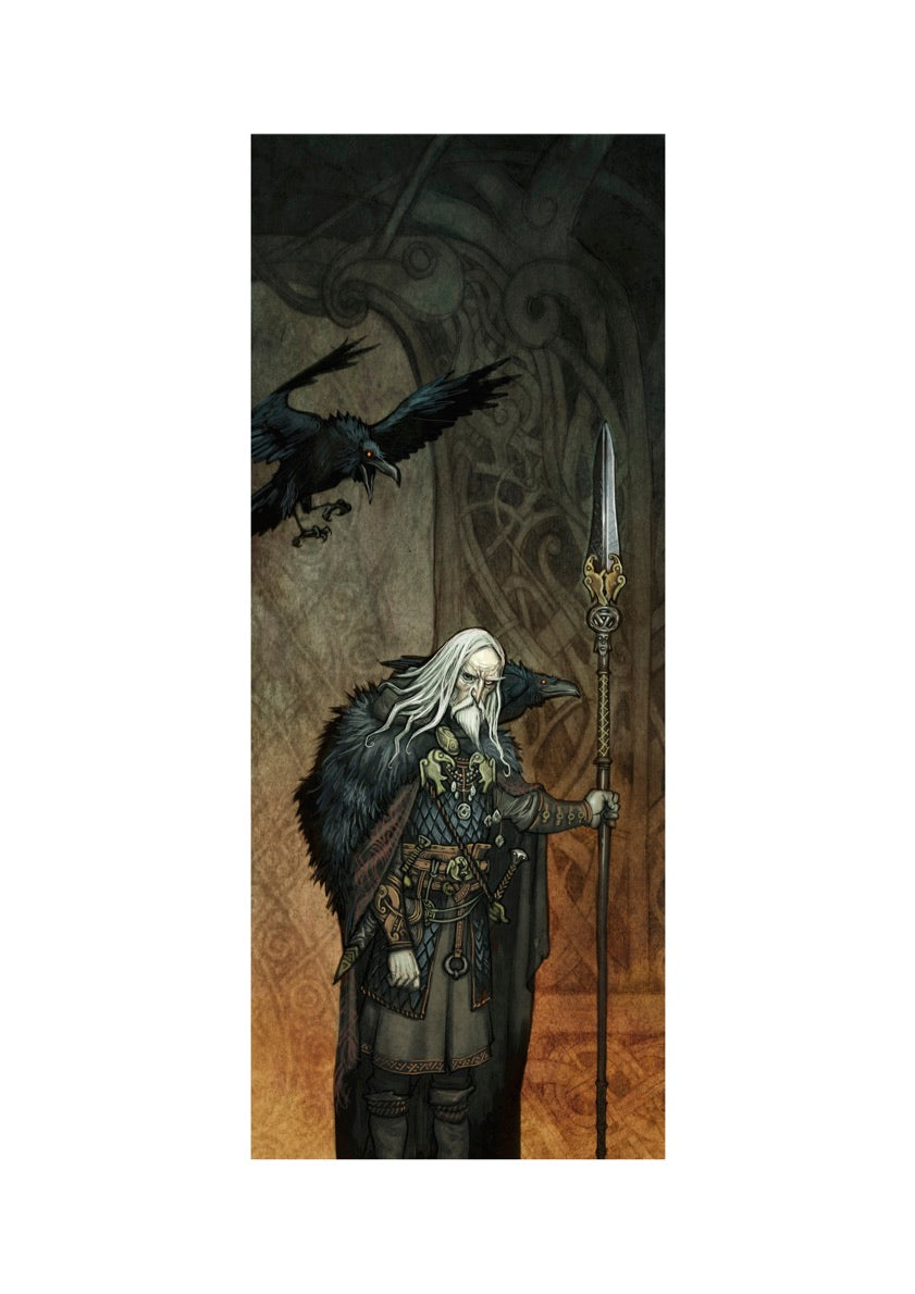 ODIN ALLFATHER - SIGNED ART PRINT