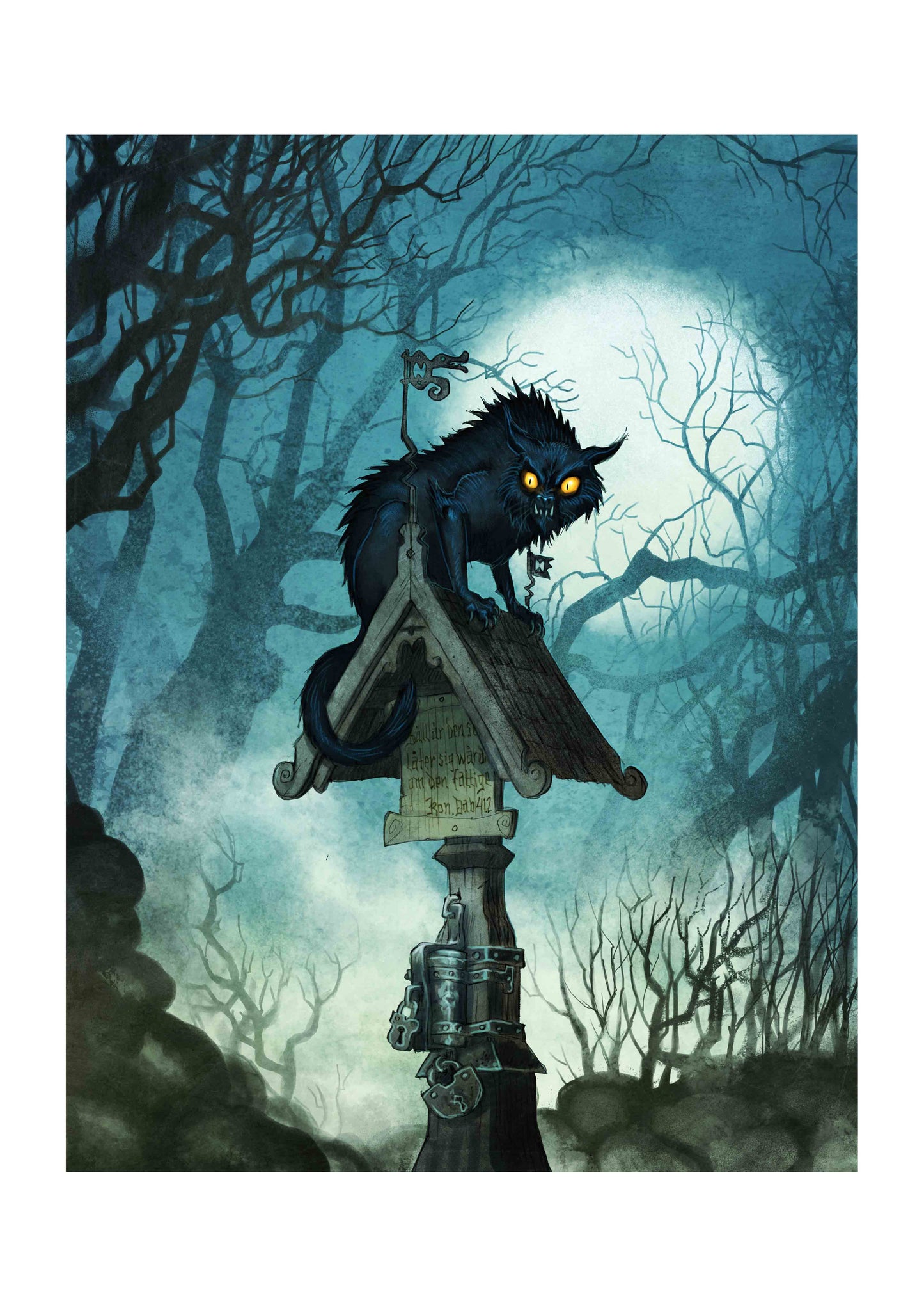 KYRKOGRIM - SIGNED ART PRINT