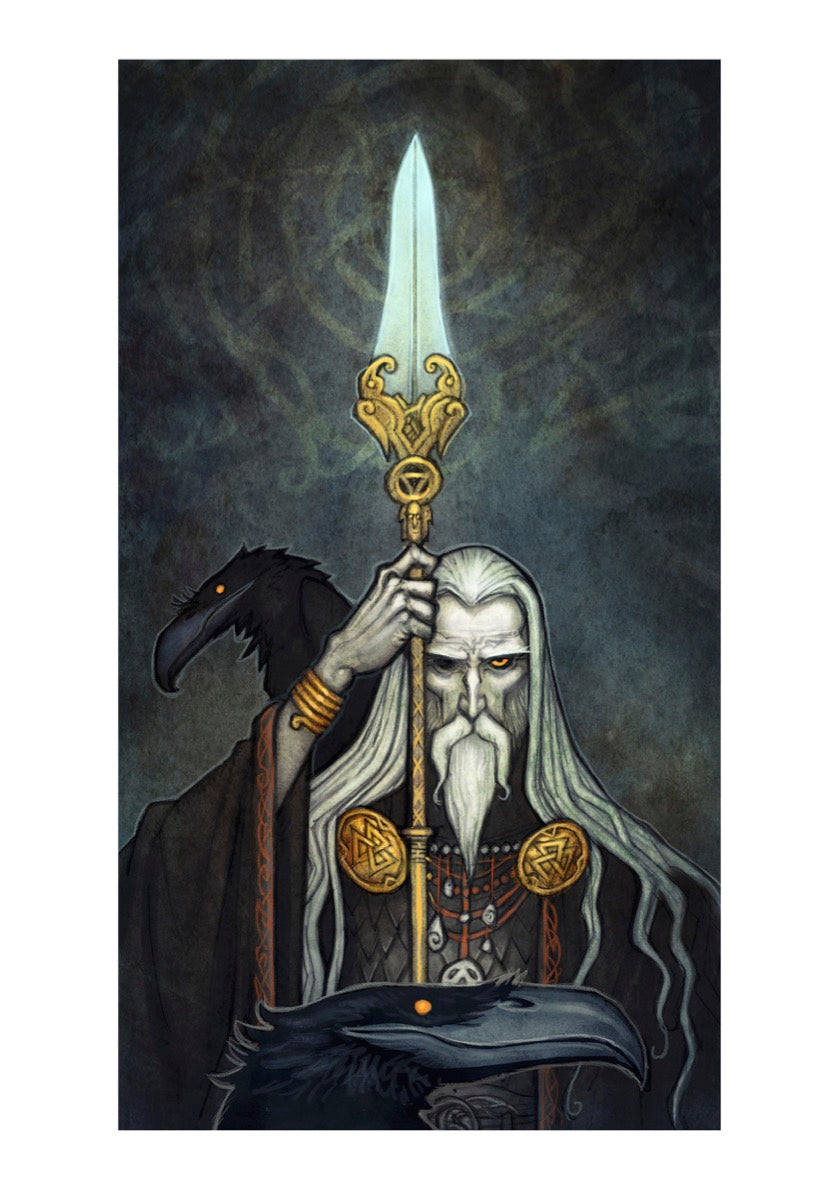 NORSE GODS - SIGNED BOOK & PRINT