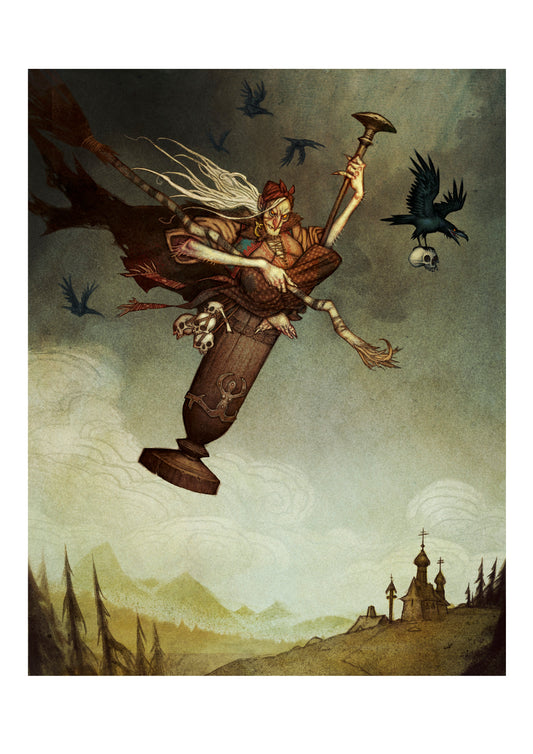 BABA YAGA - SIGNED ART PRINT