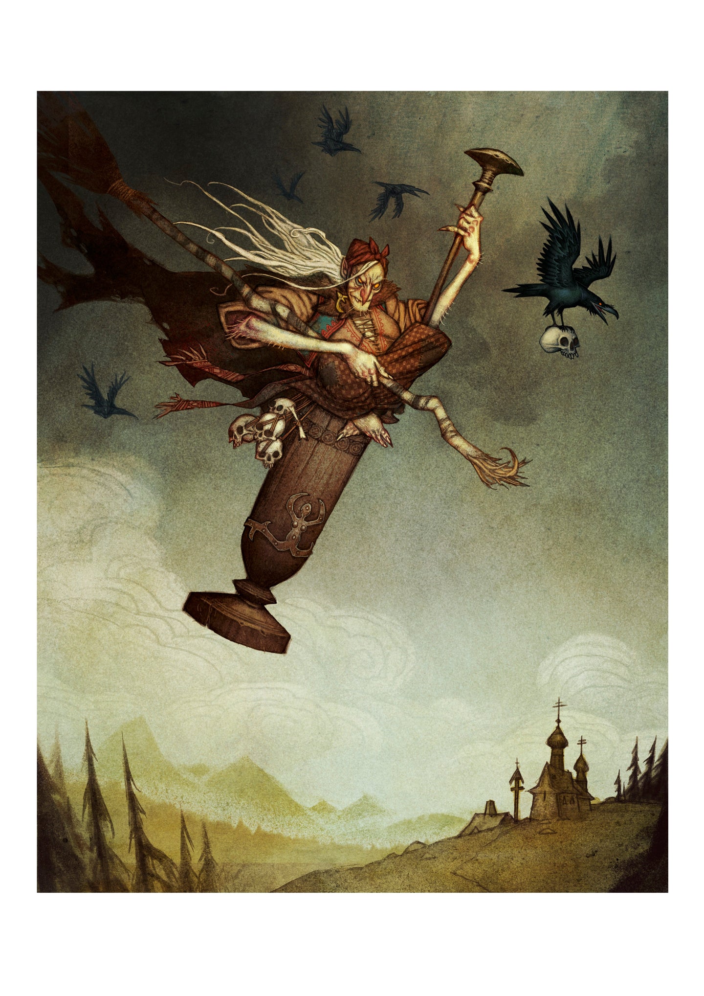 BABA YAGA - SIGNED ART PRINT