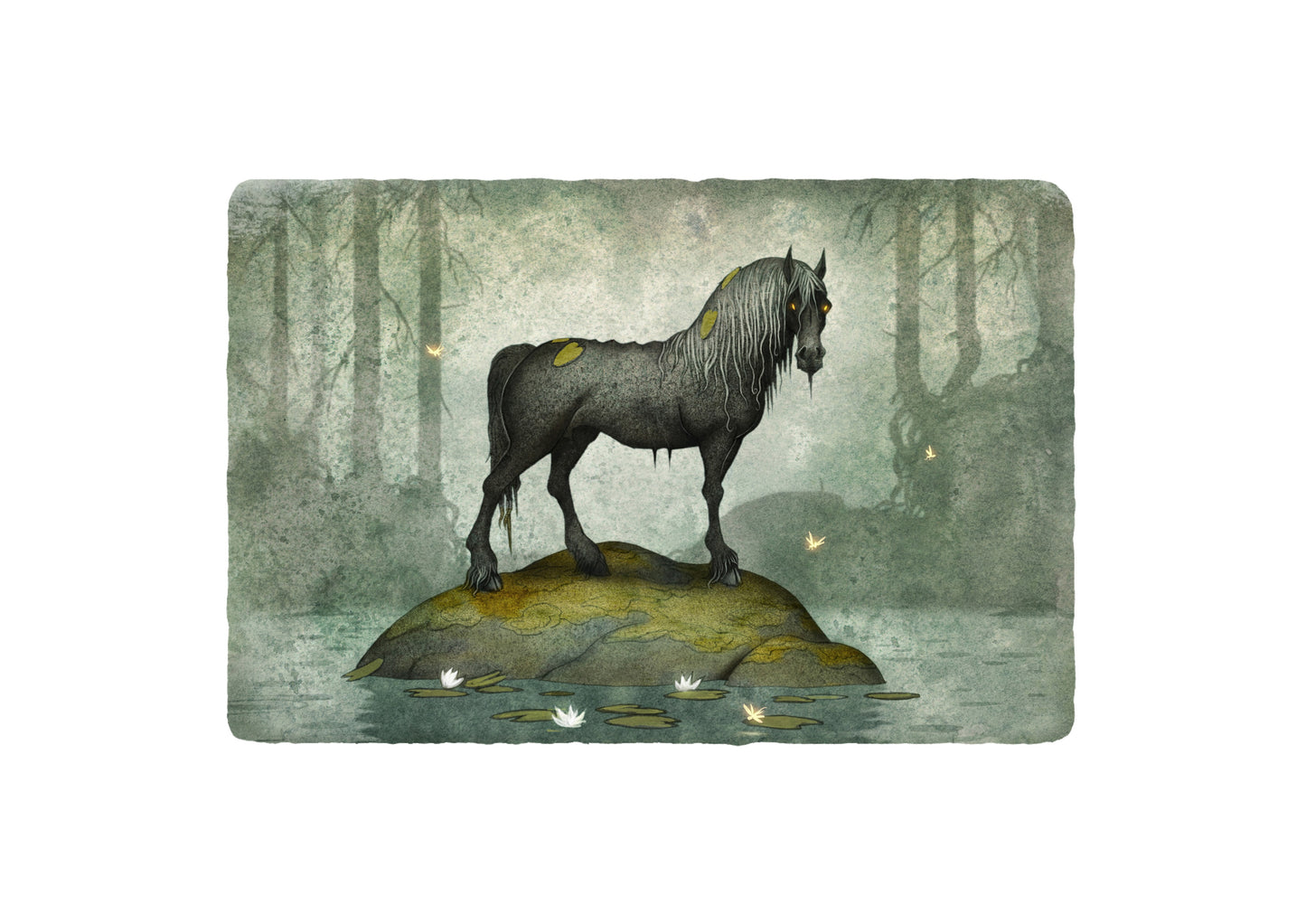 BÄCKAHÄSTEN - SIGNED ART PRINT