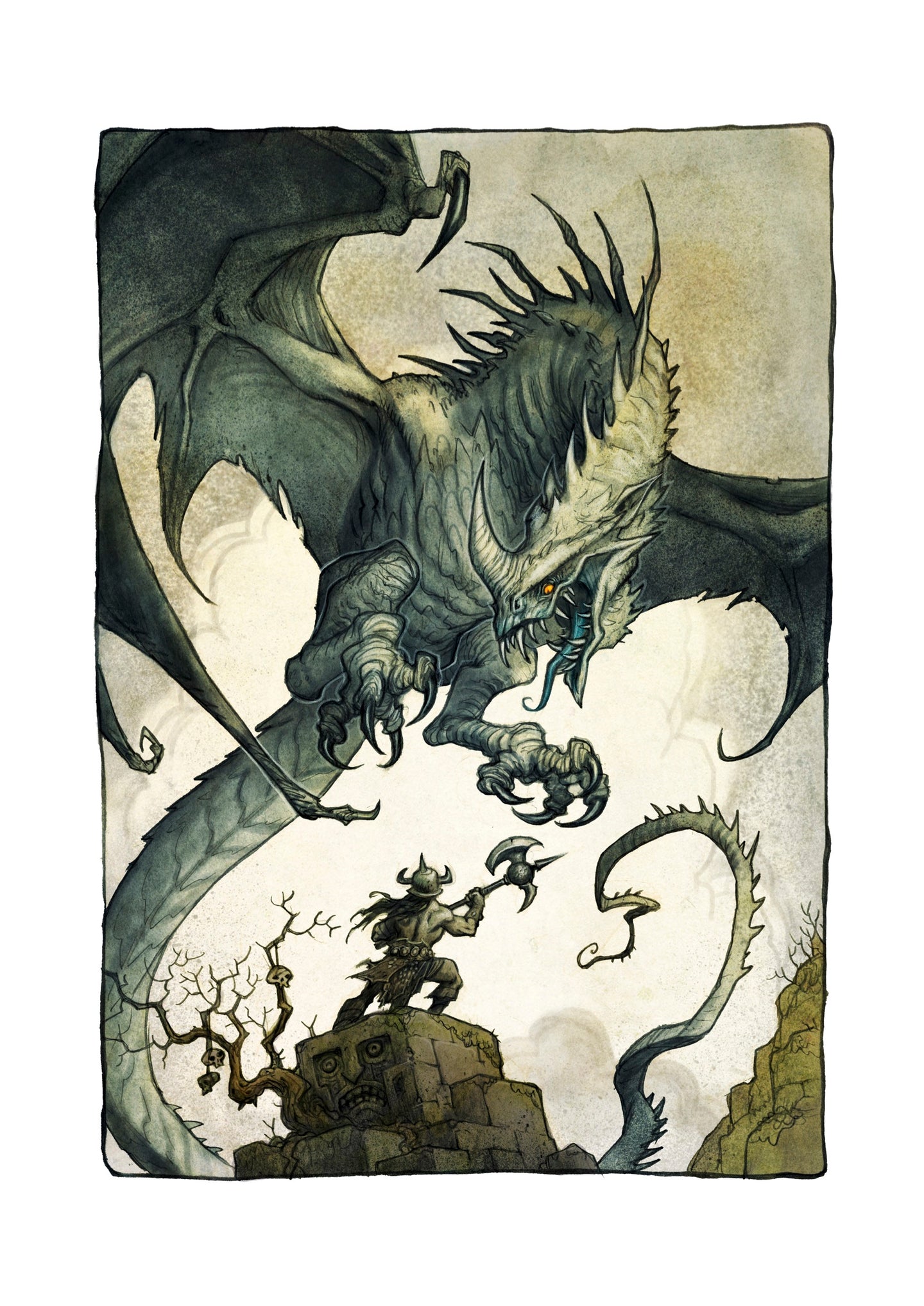 DRAGONBANE: ADVENTURE! - SIGNED ART PRINT