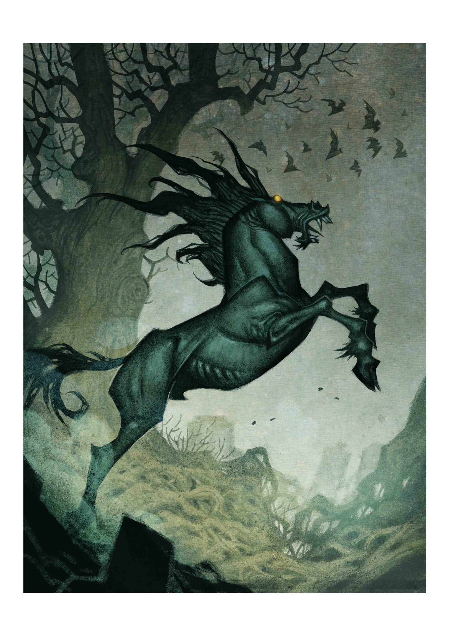 HELL STEED - SIGNED ART PRINT