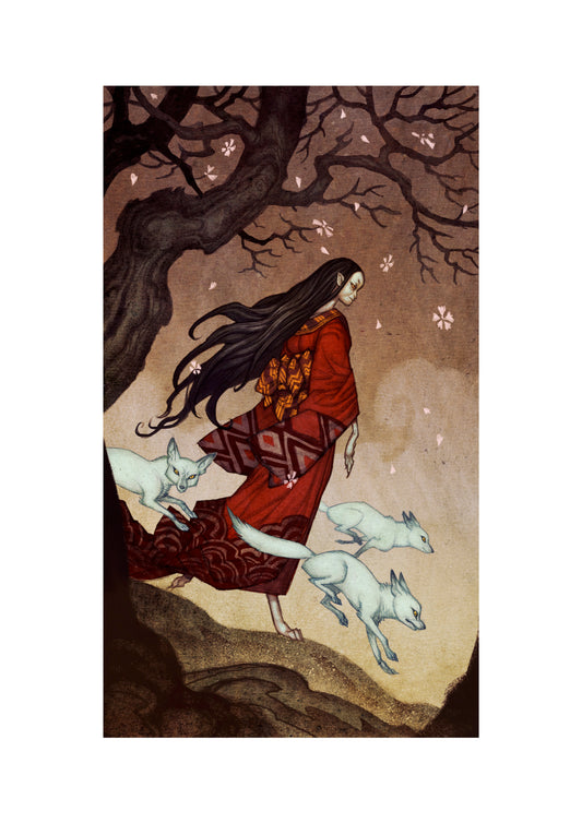 KITSUNE - SIGNED ART PRINT