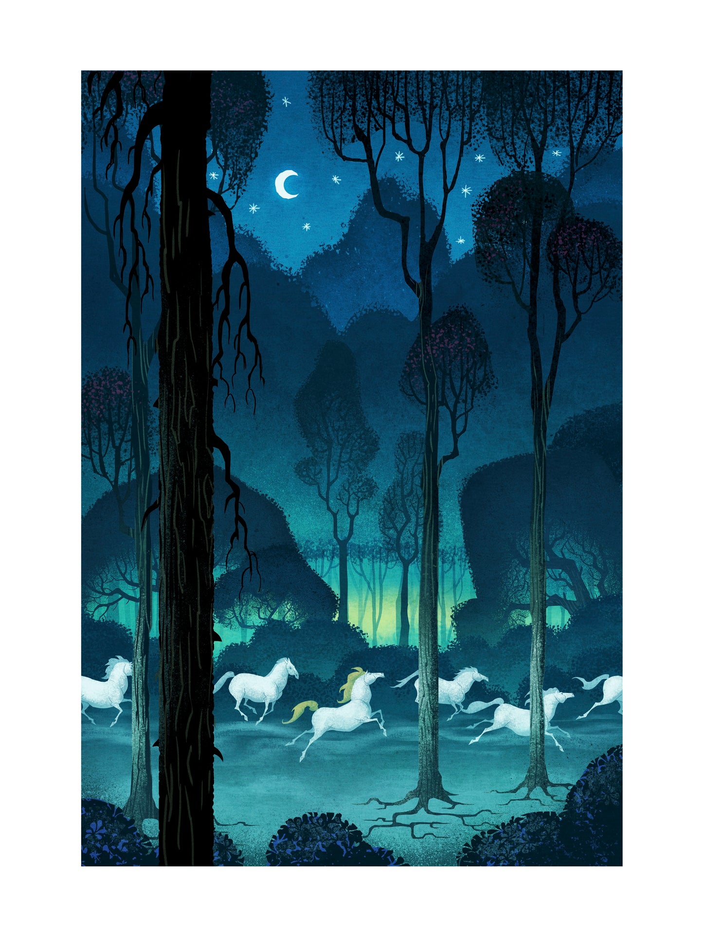 MIRAMIS & THE HORSES - SIGNED ART PRINT