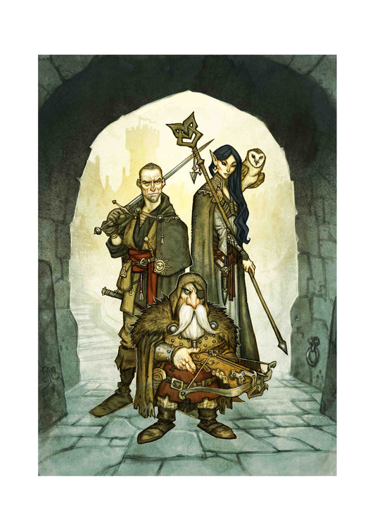 DRAGONBANE ADVENTURERS - SIGNED ART PRINT