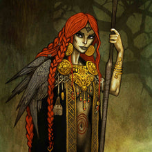 Load image into Gallery viewer, FREYJA - SIGNED ART PRINT A4
