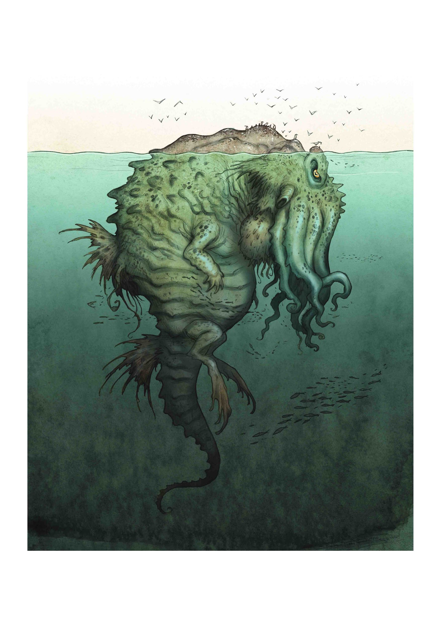 KRAKEN - SIGNED ART PRINT