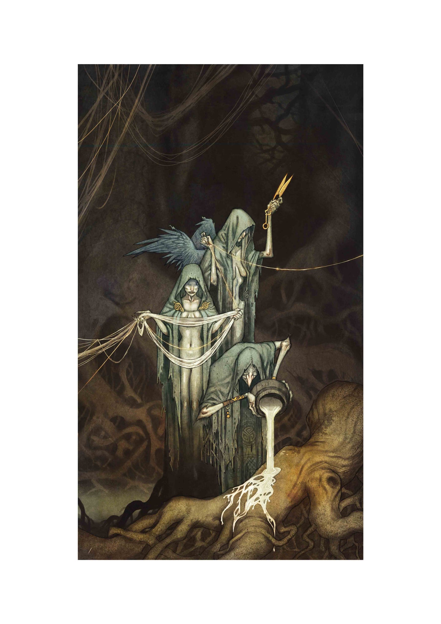 THE NORNS - SIGNED ART PRINT