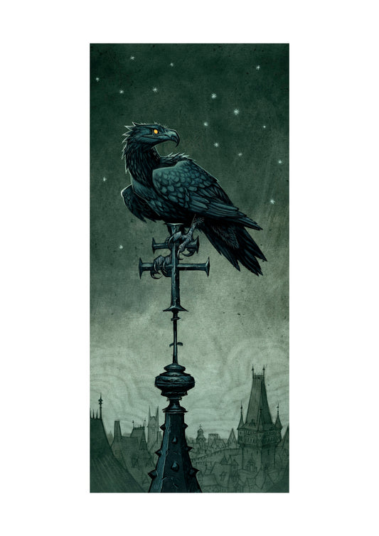 VAMPIRE EAGLE - SIGNED ART PRINT