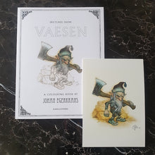 Load image into Gallery viewer, SKETCHES FROM VAESEN - SIGNED BOOK &amp; PRINT
